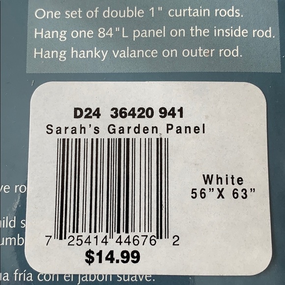 Sarah’s Garden Lace Window Curtain - Picture 5 of 6